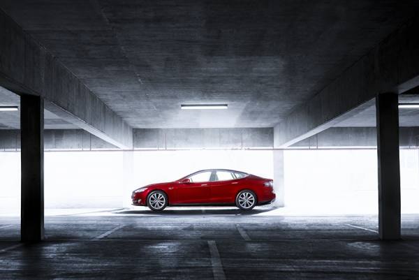 Photograph Michelle Geer Eleanor Red Model S on One Eyeland